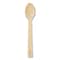 World Centric Bamboo Cutlery, Spoon, 6.7 in., Natural, 2000PK SP-BB-67 - alternate 1